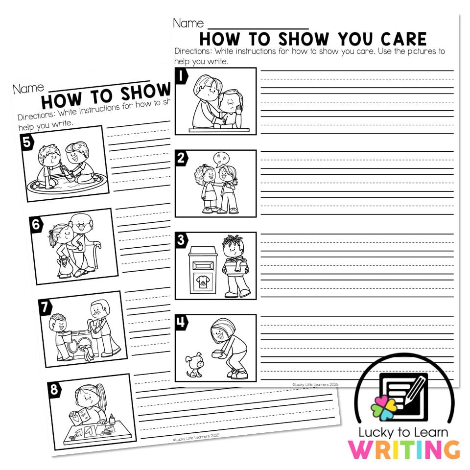 Lucky to Learn Writing - Unit 4 Opinion - Week 4 – How to – How to Show ...