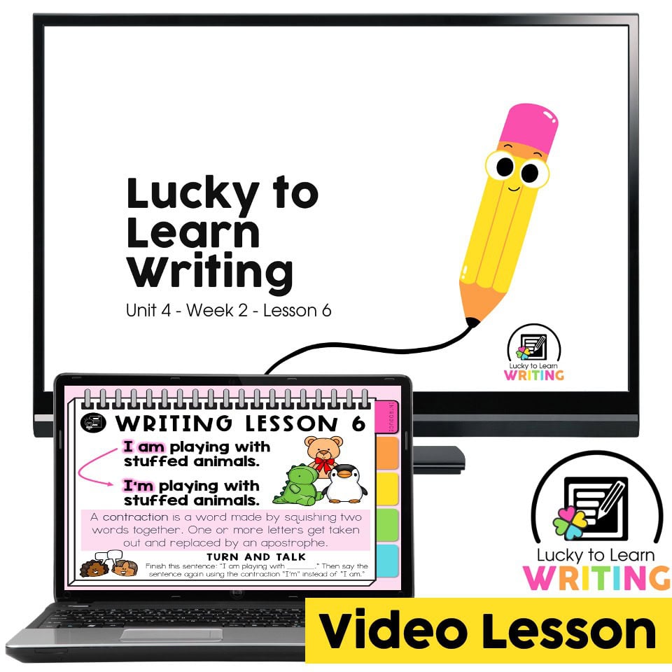 Lucky to Learn Writing - Unit 4 Opinion - Writing 4.6 - Toy Testing ...