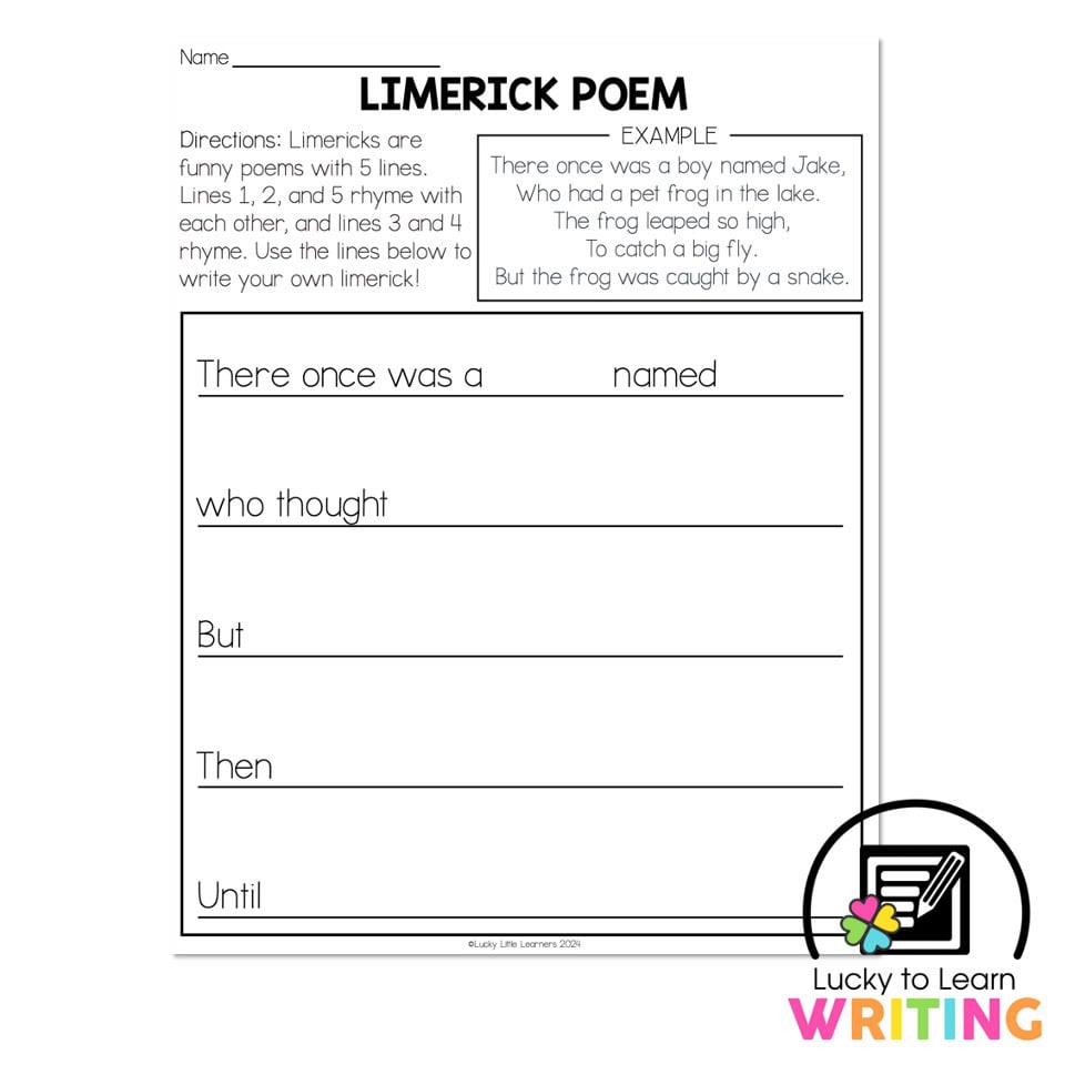 Lucky to Learn Writing - Unit 5 Other Types of Writing - Week 6 ...