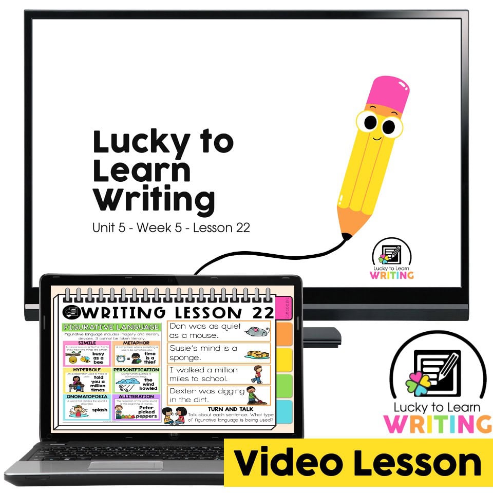 Lucky to Learn Writing - Unit 5 Other Types of Writing - Writing 5.22 ...
