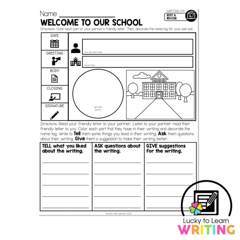 Lucky to Learn Writing - Unit 5 Other Types of Writing - Writing 5.9 ...