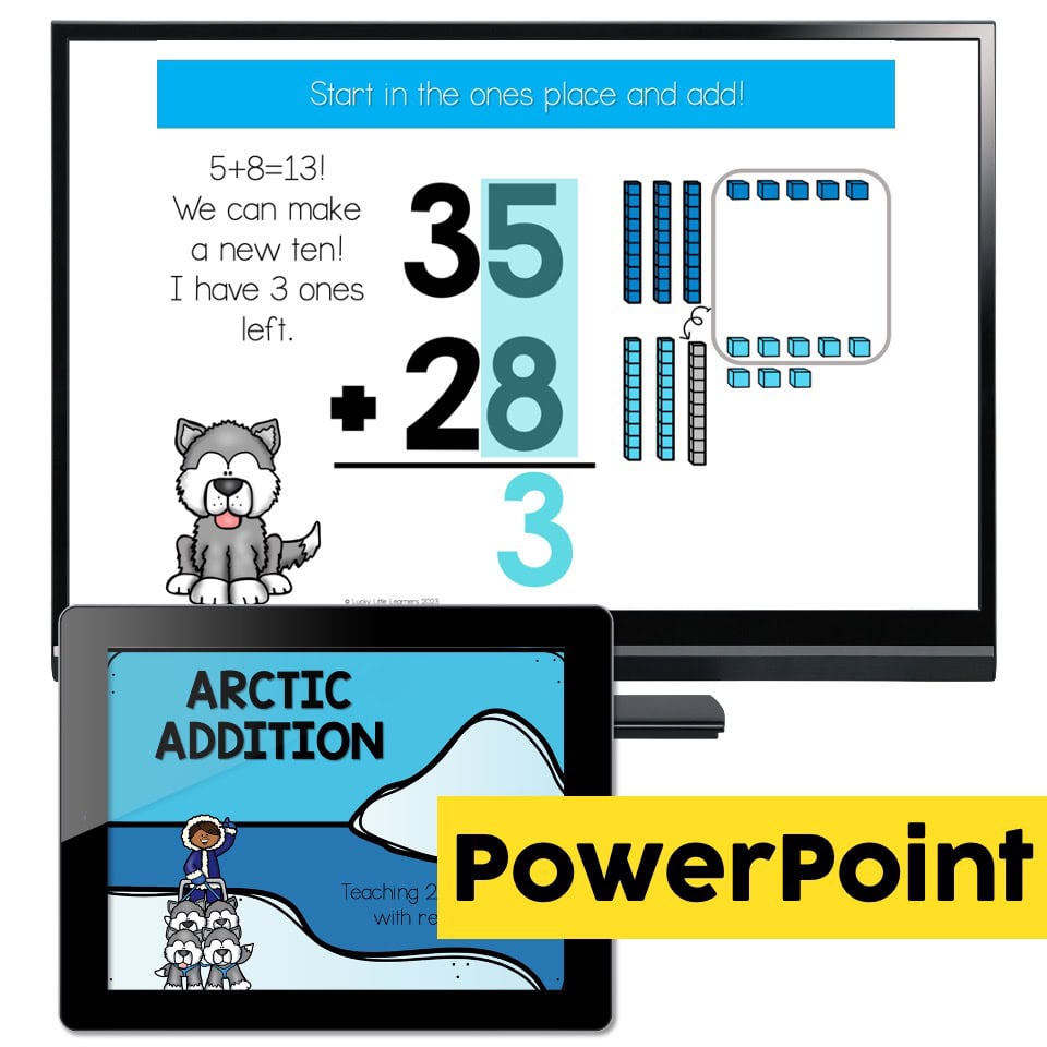 Sub Plans - Middle of Year - 2 Digit Addition - 2nd Grade Math Slides ...