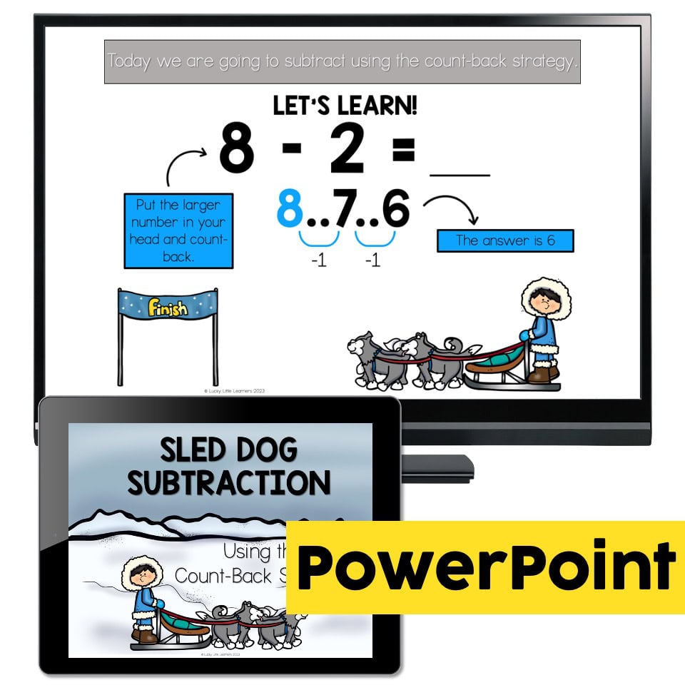Sub Plans - Middle of Year - Basic Subtraction - 1st Grade Math Slides ...