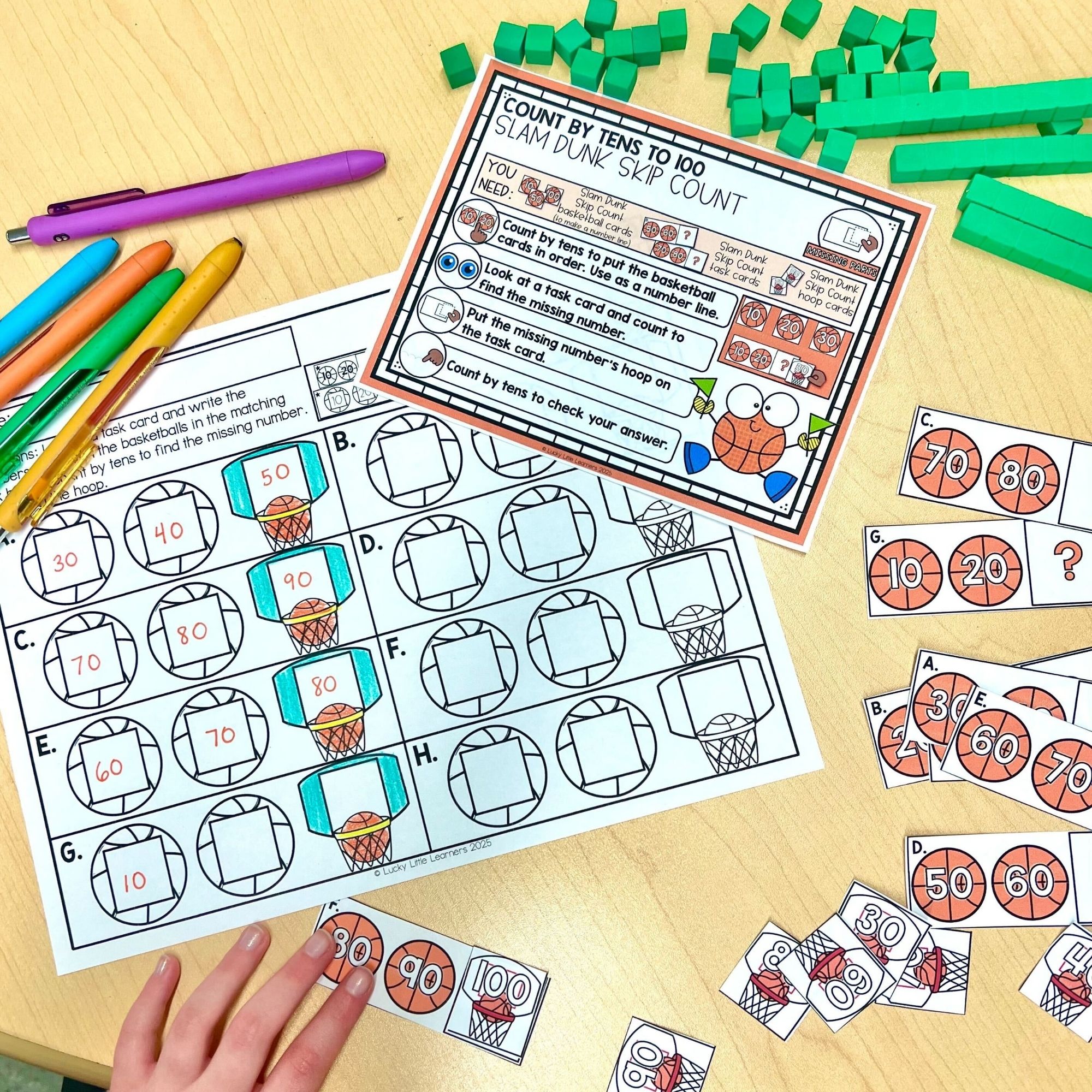 March Math Centers & Activities for Kindergarten - Lucky Little Learners