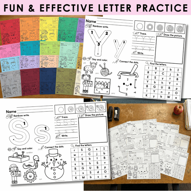 Alphabet Placemats Bundle - Lucky Little Learners