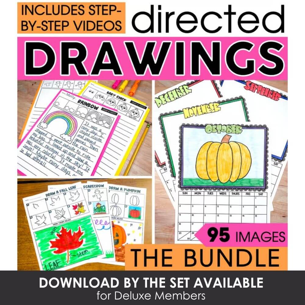 Step-by-step directed drawing activities for preschool and elementary students, including seasonal themes and printable worksheets for engaging art lessons.