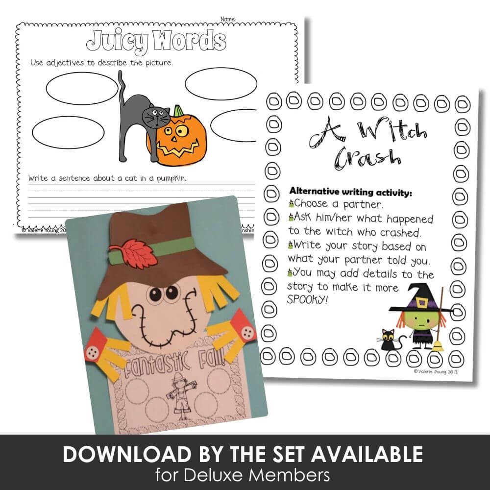 Cute Halloween worksheets for early learners, engaging fall activities, printable pumpkin and witch crafts, fun writing prompts, educational seasonal games, perfect for preschool and kindergarten.