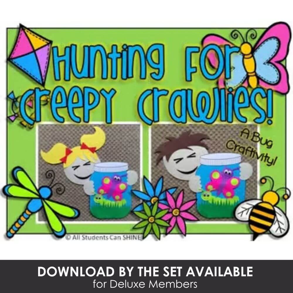 Colorful Creepy Crawly Craft Activity for Kids - Hunting for Bug Inspiration.