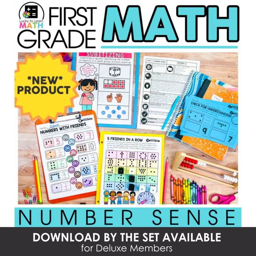 Engaging first grade math resources for building number sense, including worksheets, activities, and educational games for early learners.