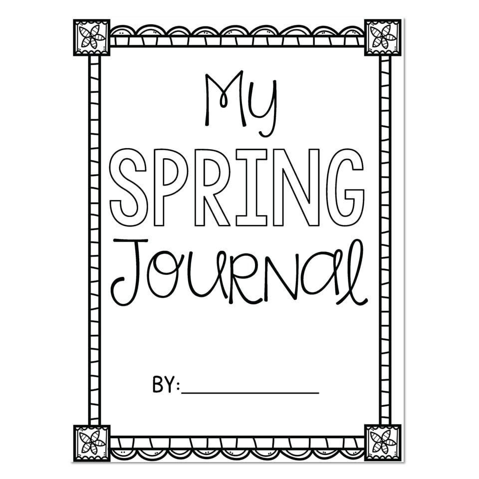 Spring Writer's Workshop - My Spring Journal Covers - Lucky Little Learners