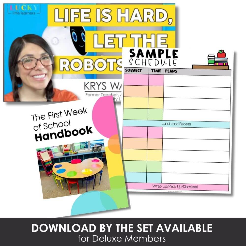 Colorful classroom early learning resources for preschool, kindergarten, and elementary teachers.