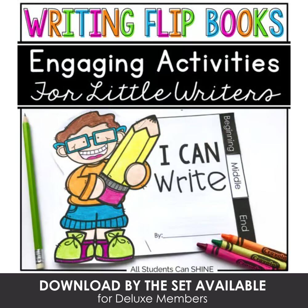 Engaging writing activities and flip books for early learners to develop writing skills and confidence in the classroom.