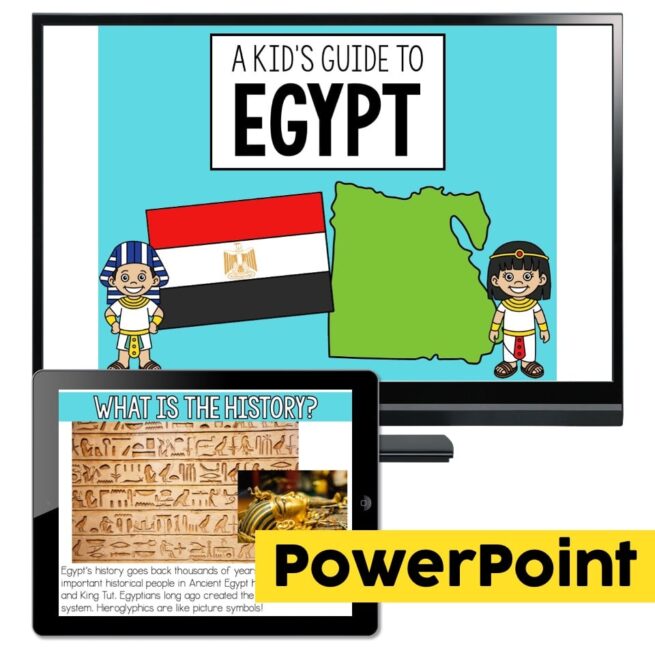 Country Study - Egypt - Teaching Slides - PowerPoint - Lucky Little ...