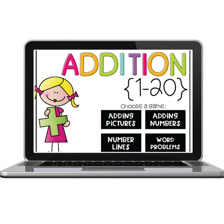Digital Math Games - Addition - Lucky Little Learners