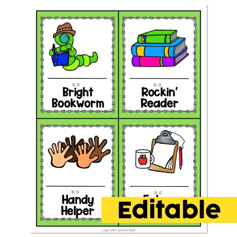 Editable End of Year Awards - Lanyards - Page 5 - Lucky Little Learners