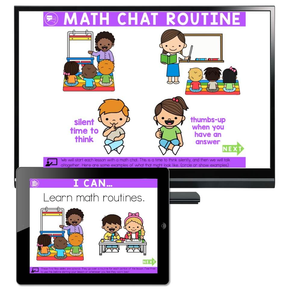 Lucky to Learn Math - Kindergarten - Routines - What is a Routine ...