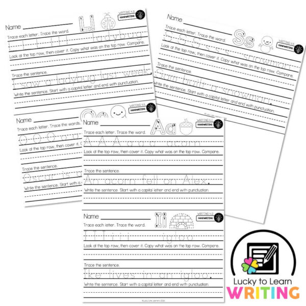 Lucky to Learn Writing 1st Grade - Unit 4 Intro to Narrative - Week 1 ...