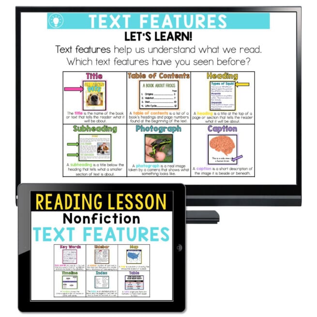 Nonfiction Text Features - Teaching Slides - Earth's Most Extreme ...
