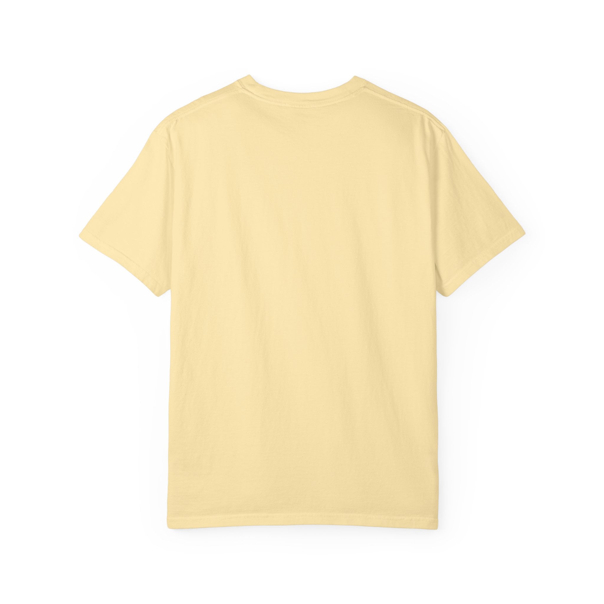 A soft yellow Autograph T-Shirt designed for teachers, perfect as a year-end keepsake for students to sign and personalize, creating a memorable teacher gift and wearable classroom keepsake.