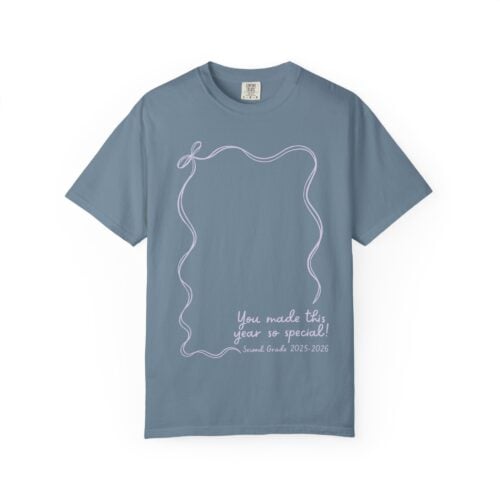 You made this year so special! 2nd Grade Autograph T-Shirt for teacher, year-end keepsake, personalized classroom gift, Lucky Little Learners, teacher appreciation, student autograph shirt.