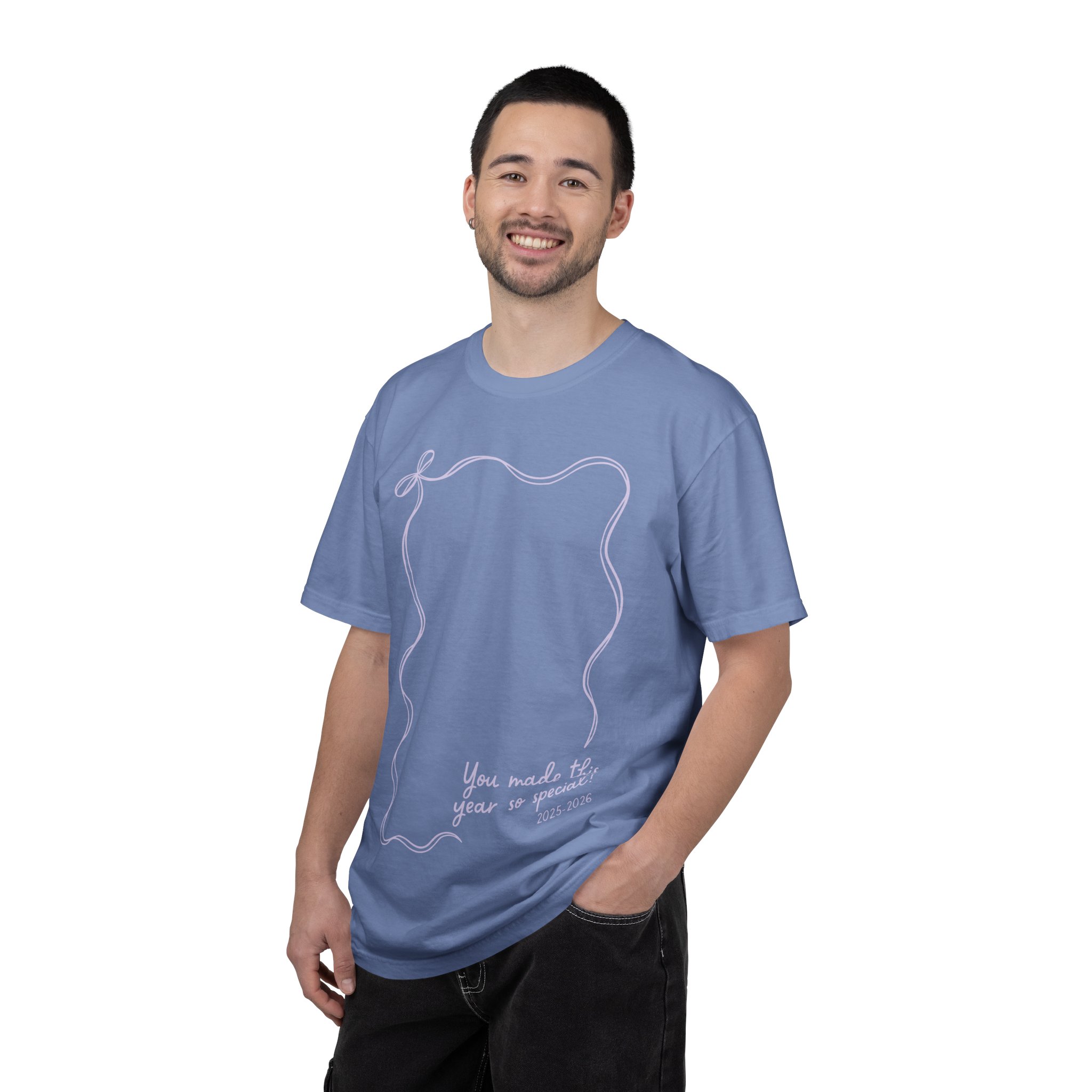 You made the year so memorable with your autograph on this teacher's wearable year-end keepsake T-shirt, perfect for celebrating teachers and capturing special moments in the classroom.