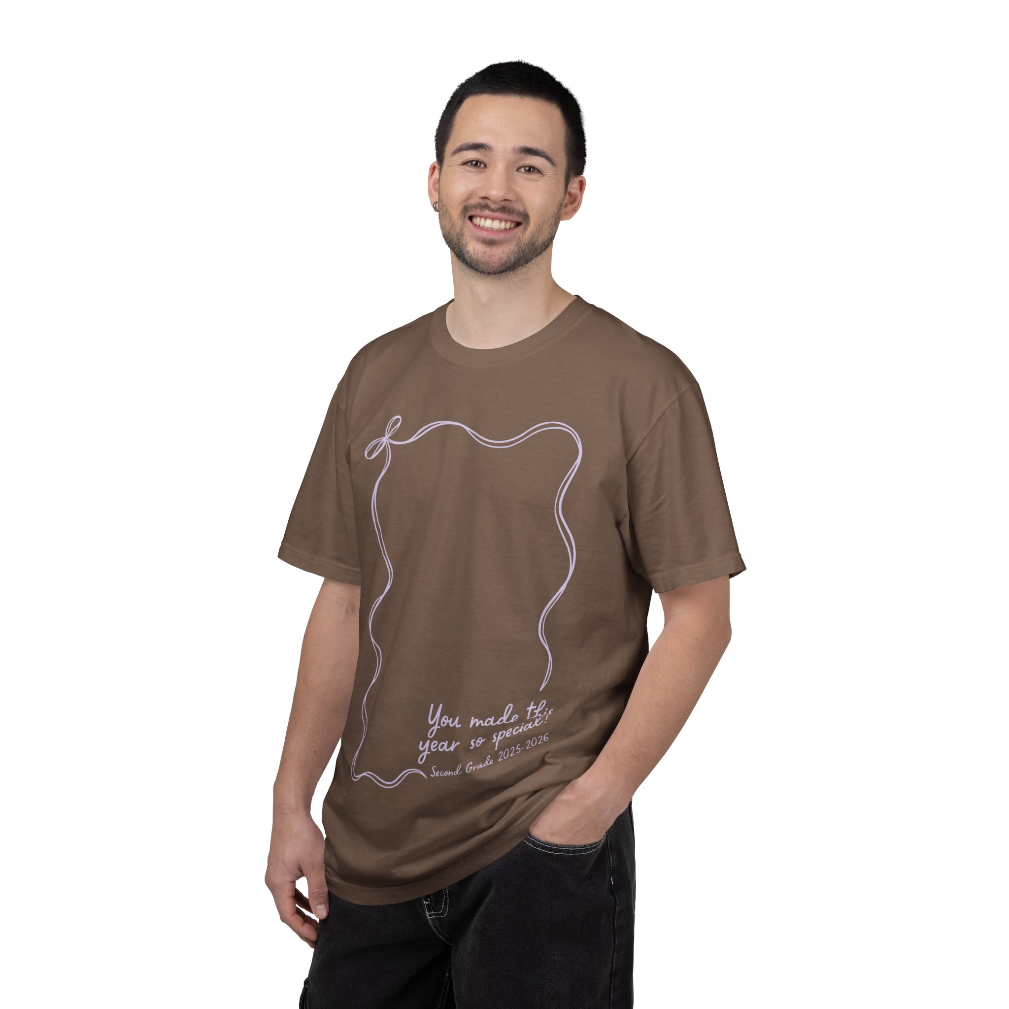 You made the year so special, 2nd grade autograph T-shirt for teachers, year-end keepsake, teacher appreciation gift, classroom memory, Lucky Little Learners.