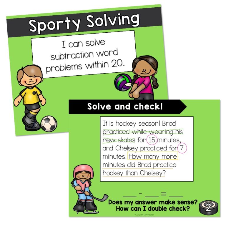 Basketball Transformation - Math - Basic Subtraction Word Problems ...