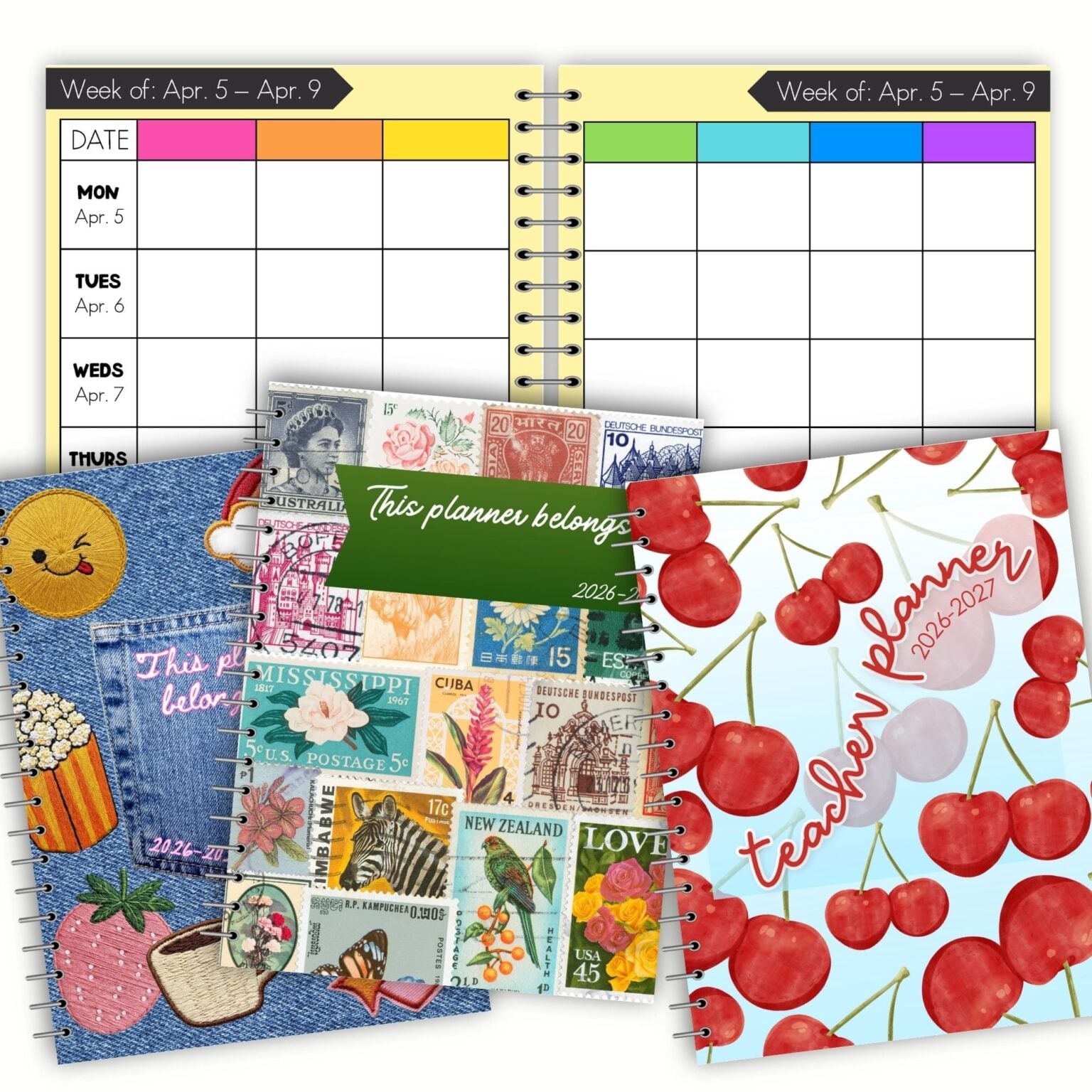 Teacher Planner - Version 3 - 7 Planning Blocks - Lucky Little Learners