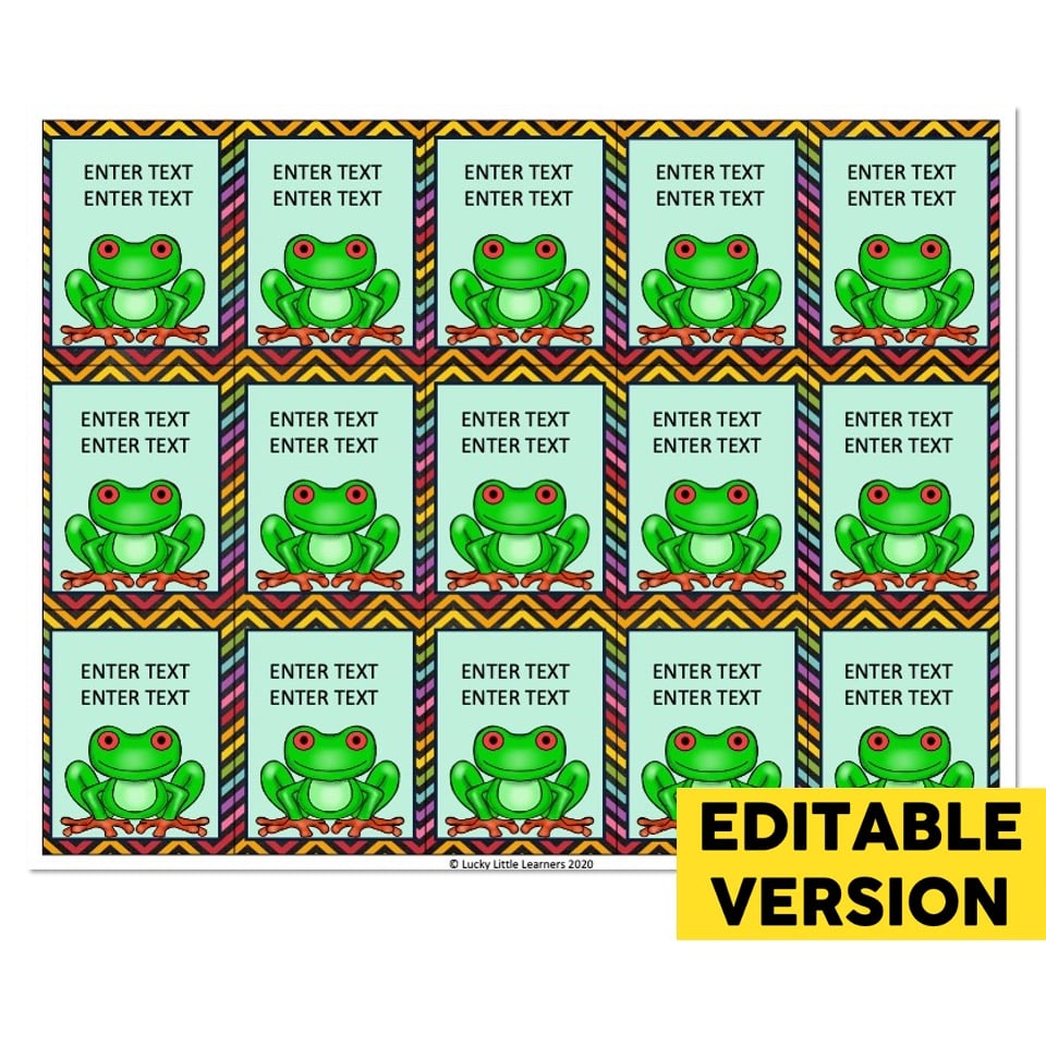 Editable - Brag Tags - Set 2 - Magnificent Manners - Lucky Little Learners