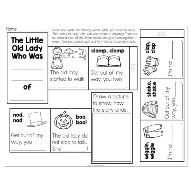 Fall Festival - Halloween Party - Little Old Lady Reading Companion ...