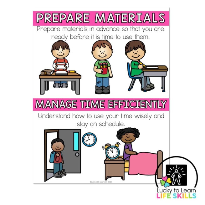 Lucky to Learn Life Skills - Unit 10 Organization and Time Management ...