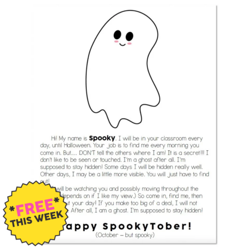 Classroom Setup Sample - Visuals - Spooky the Ghost