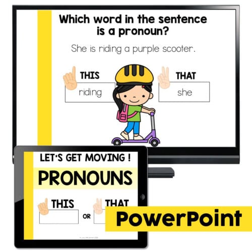 Grammar - Pronouns - Movement Game